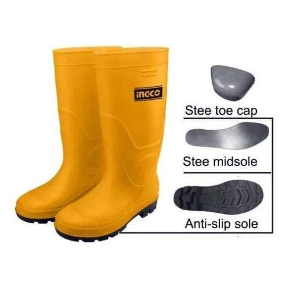 Ingco SSH092S1P Rain Boots PVC/ Nitrile with Steel Toe (Bota) - KHM Megatools Corp. Ingco SSH092S1P Rain Boots PVC/ Nitrile with Steel Toe (Bota) - KHM Megatools Corp.